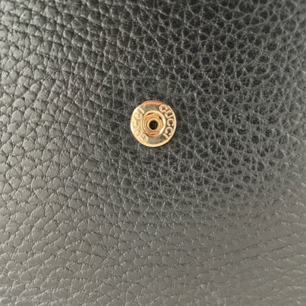 Gucci Black Leather Interlocking GG Wallet On Chain (SOLD) - Picture 8 of 13